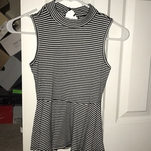 Black Striped Shirt